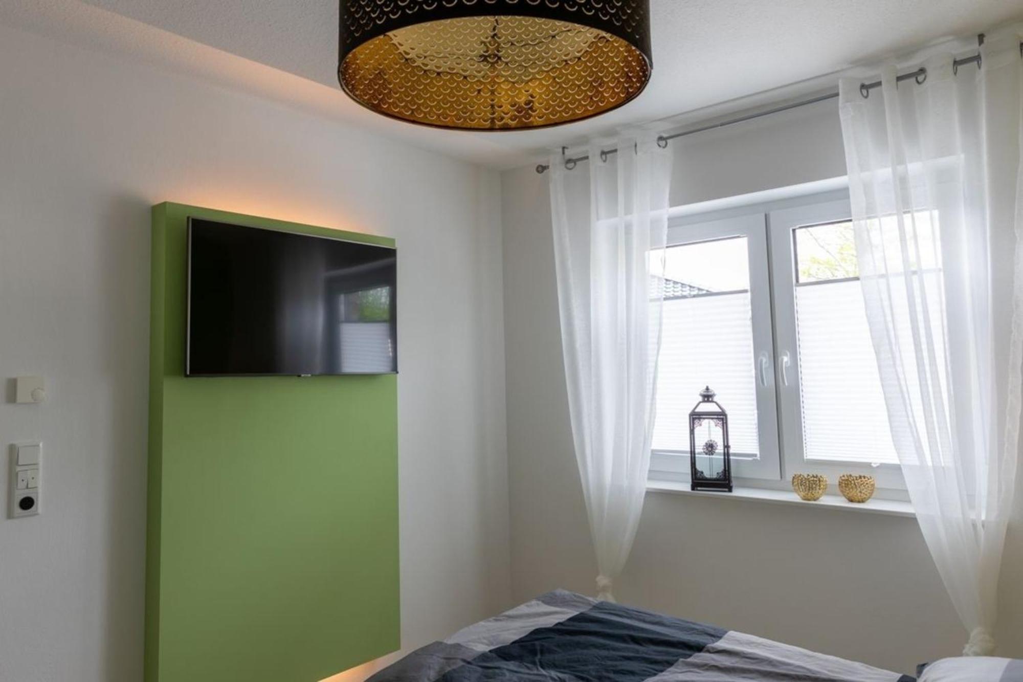 Ferienwohnung Sonnenstrahl am Harkebrügger See mit Sauna Barssel  Exterior foto